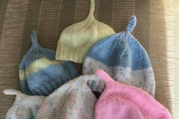Hats for Ukrainian babies