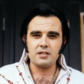 Danny Turney, also known by his stage name of Danny Graceland, in costume as Elvis