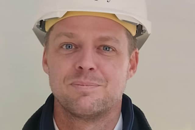 Wes Hosking, site manager for Thorn Fields, Houghton Regis