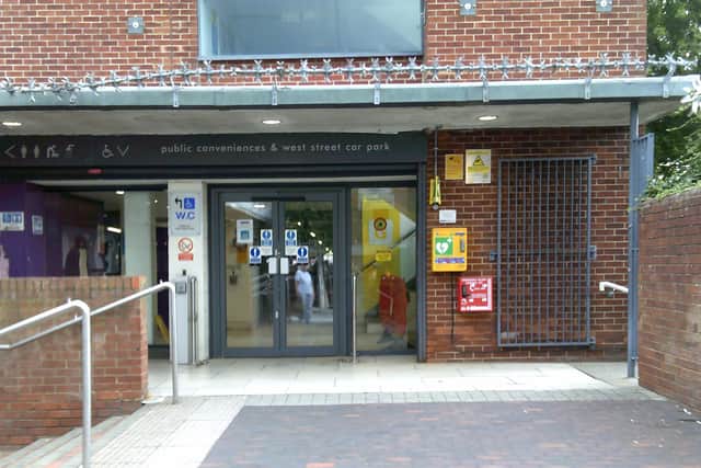 The entrance to the multi-storey lift and stairs. Image: Neil Cairns.