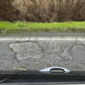 HS2 money is being used to fix potholes in Central Bedfordshire - submitted picture