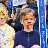 Children can enjoy getting their face painted for free.