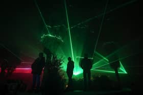 Scenes like this laser show at the Eden Project could soon be seen in Leighton Buzzard (Photo by Matt Cardy/Getty Images)