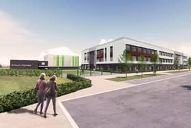 An artist's impression of what Houstone School will look like when it is complete.