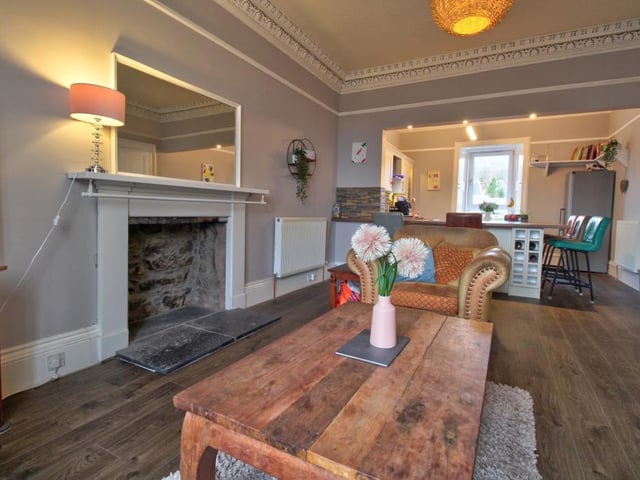First floor living area/kitchen.