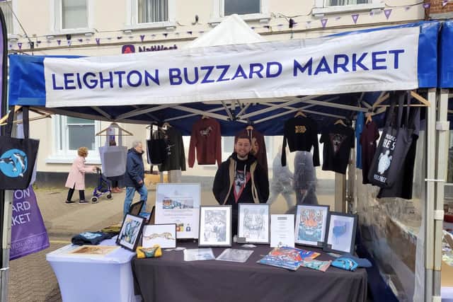 You can find Chad at Leighton Buzzard Market. Images: Chad Killoran.