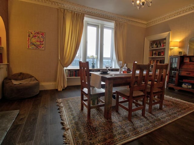 First floor dining room.