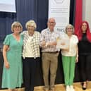 Woburn in Bloom team receive AiB Gold Award.