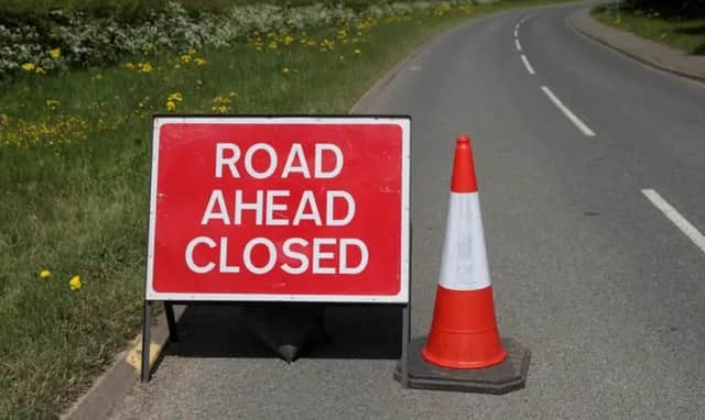 The road closures affecting Leighton Buzzard and surrounding areas this week - stock photo
