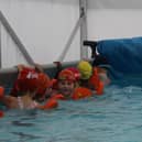 Youngsters at the school have been learning to swim