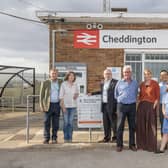 Cheddington Action Group  and Aylesbury MP Laura Kyrke-Smith. Photo: Kevin Sansbury