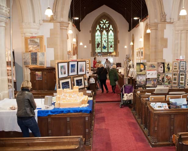St Mary's Church and Mentmore Village Hall will have work from more than 60 artists on display and for sale. Charities that will benenfot this year are Guide Dogs for the Blind and MK:Act