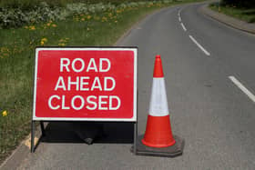 Road Closed sign. Image: David Davies.