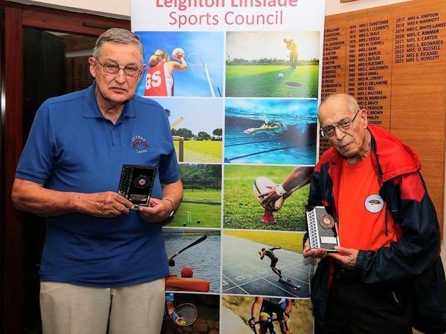Abdalla & Kevin with their awards