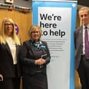 MP Andrew Selous was delighted to be at the launch of the new Barclays Local at Leighton Buzzard Library Theatre