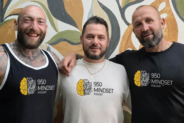 Neil with his fellow presenters at The 950 Mindset, Sacha and Dan. Image supplied by Neil Mills.