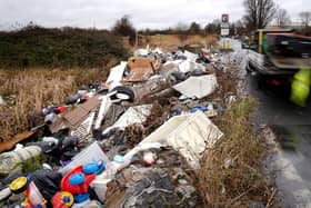 Fly tipping is on the rise in Central Bedfordshire