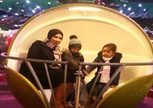 Jutsna with her daughter, Hana Khan and nephew, Ibrahim.
