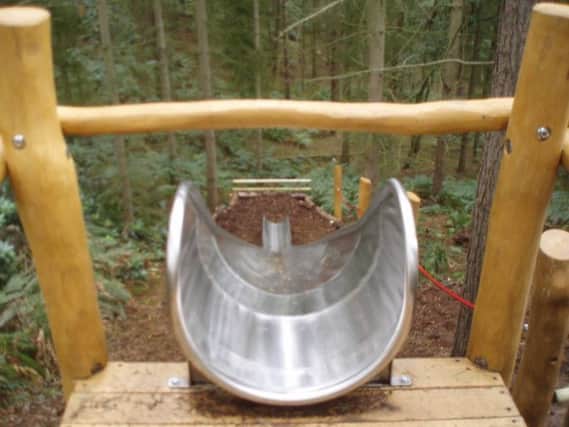 The slide at Rushmere Park       Photo: Greensand Trust