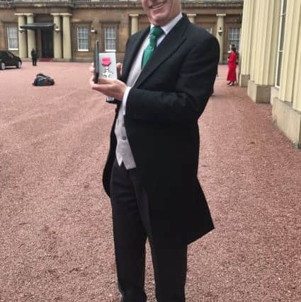 Paul Ferguson MBE at Buckingham Palace