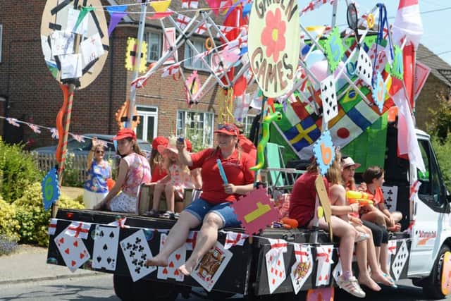 St Mary's Village Carnival float procession. Photo by June Essex.