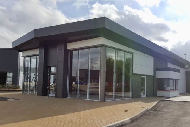 One of the Grovebury Road retail park units