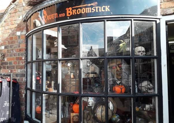 The Raven and Broomstick is ready for Hallowe'en
