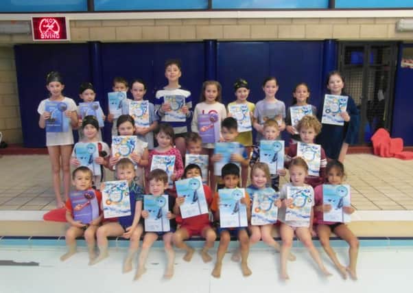 The Linslade Crusaders would be devastated to lose its young swimmers. Here are the Learn to Swim Saturday club with awards: Penguin 1- Roshni, Nikhil, Milan, Daniel, Penguin 2- Harvey, Penguin 3-Joshua, Gisella, Harry, Jack, Otter 1- Alex, Willow, Lucy, Otter 2- Isla, Bethany, Charlie, Sofia, Sophie, 5m, Thomas, Robin, Charlotte, Lucy, Mylo, Roshni, 10m, Thomas, Charlotte, Harvey, Jacob, Ella, Mylo 25m- Henry, Amy, Willow, Esther, Lucy, 50m- Rupert, Charlie, Sofia, Sophie, Alex, Clownfish award- Bethany, Jessica, Molly, Robin. Isla, Bethany, Charlie, Sofia, Sophie and Rupert who will move into the main pool in January and join the Dolphins 'stroke improvement session'.