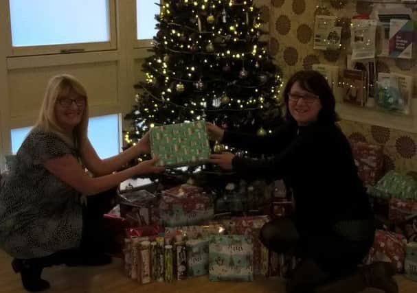 Presents were donated for children who are carers in Bedfordshire