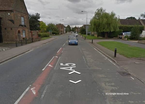 The A5 in Hockliffe. Photo from Google Street View