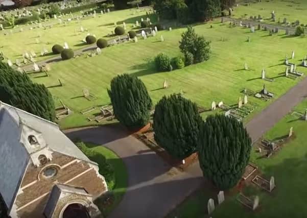 Drone view of Vandyke Road Cemetery
