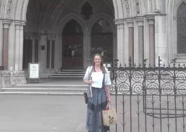 Victoria Harvey at the High Court