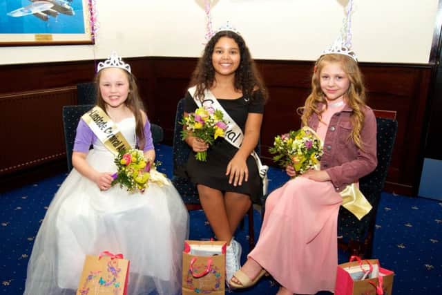 Carnival Court 2018 (left to right in photo) Princess Maiya, Senior Princess Nicole and Princess Alannah.