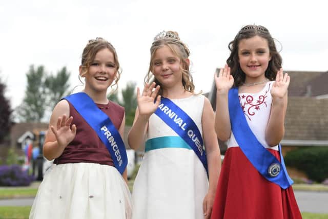 Carnival Queen and princesses at Edlesborough Carnival. Photo by Jane Russell
