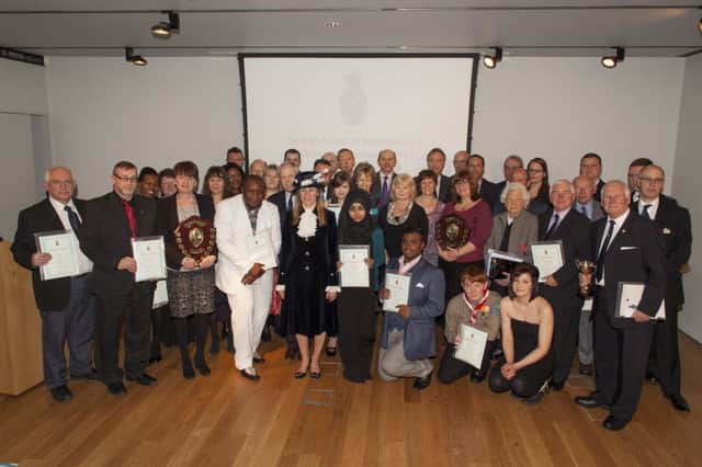 Winners of the Citizens Awards Ceremony with the High Sheriff