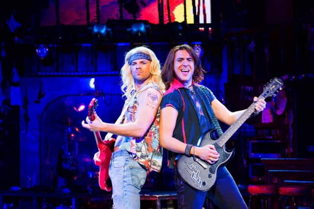 Ben Richards and Noel Sullivan star in Rock of Ages The Musical at Milton Keynes Theatre