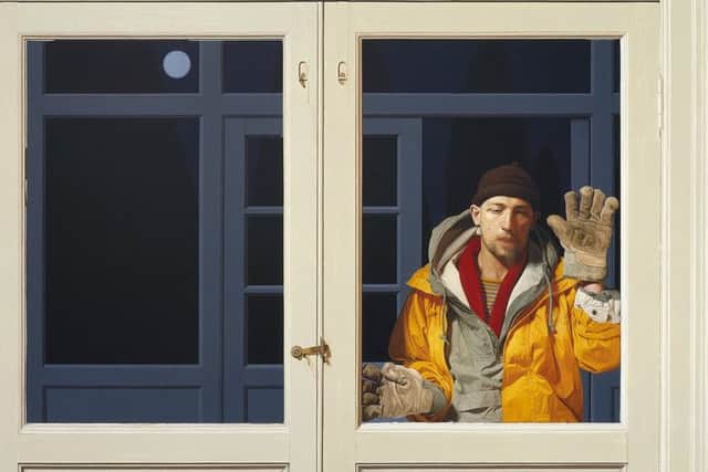 Behind a Glass Door by artist Phil Harris