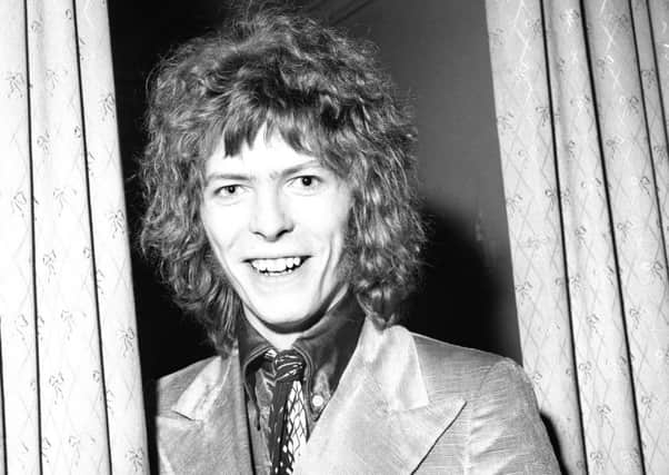 David Bowie pictured in 1970