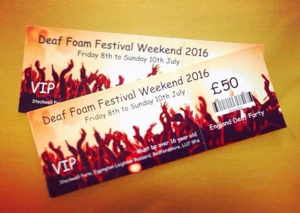 Tickets to the Deaf Foam Festival