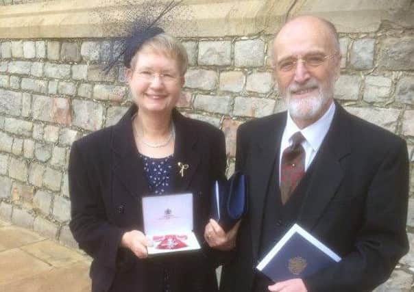 Jean Ball with her MBE