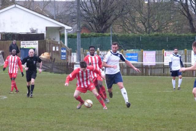 Leighton Town vs Bedford Town. Pic: Phil Duffy