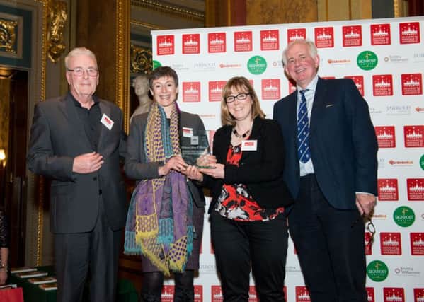 Team at Woburn abbey with their award. Photo by Julia Skupny