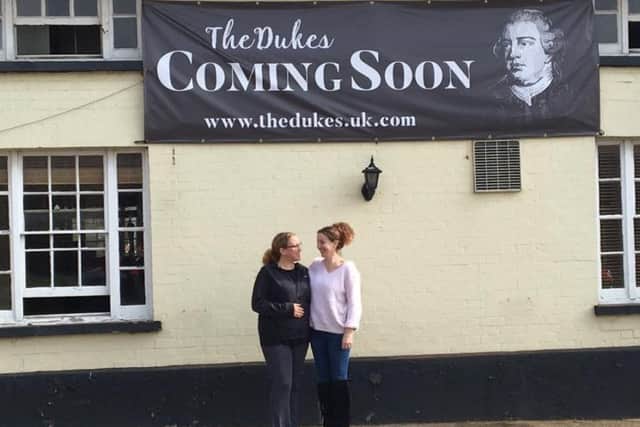 Sisters Sarah and Jo are opening The Dukes in April