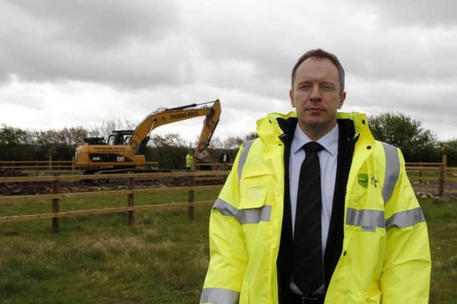 FLASHBACK: Central Beds Council removing hardstanding from the disputed traveller's site on Mile Tree Road