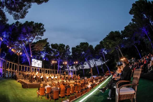 One of the Sunset Classics concerts at the Formentor, Majorca