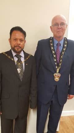 Mayor Stephen Cotter and deputy Syed Rahman