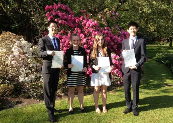 Students from Cedars and Vandyke schools in Leighton Buzzard receive their gold DofE awards
