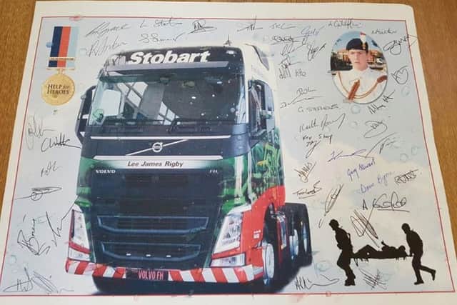 This item will be auctioned at the weekend for Help For Heroes