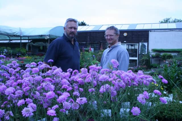 Stuart (left) and Martin Hammond who have given Leighton's Garden  Centre a new lease of life.