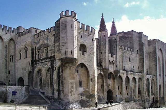 The Pope's Palace in Avignon.